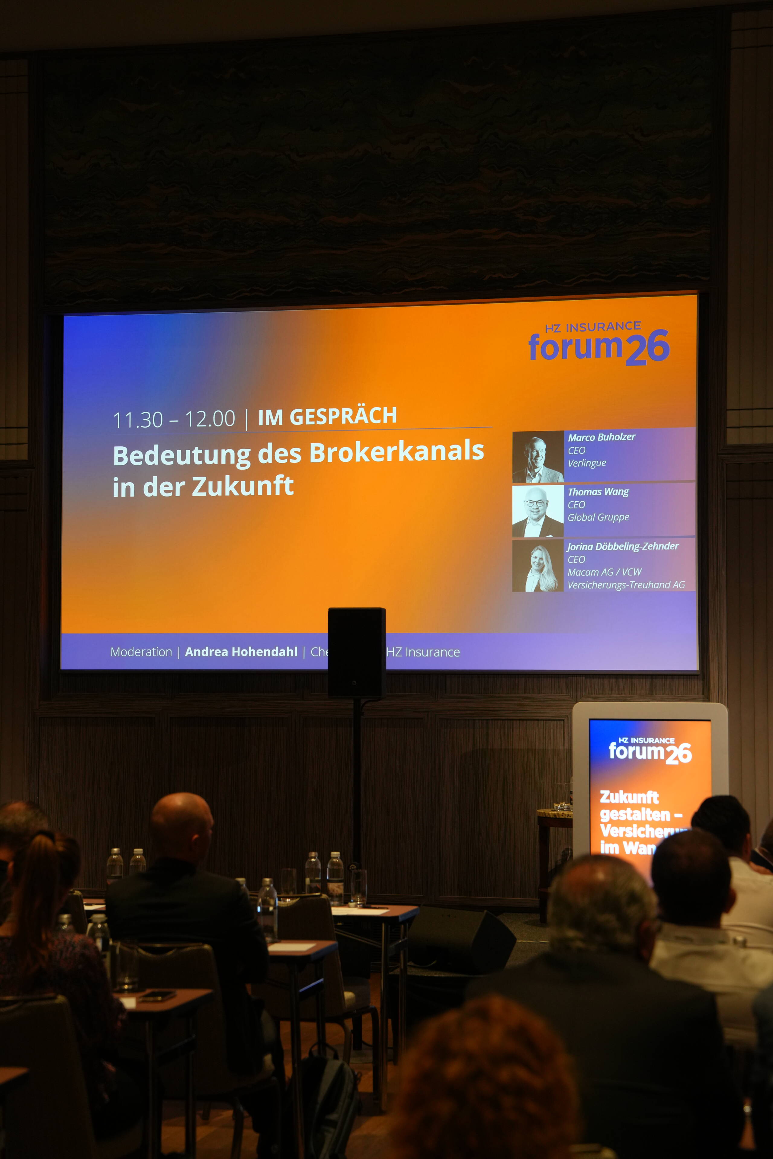 HZ Insurance Forum, Thomas Wang im Gespräch HZ Insurance Forum, Thomas Wang im Gespräch